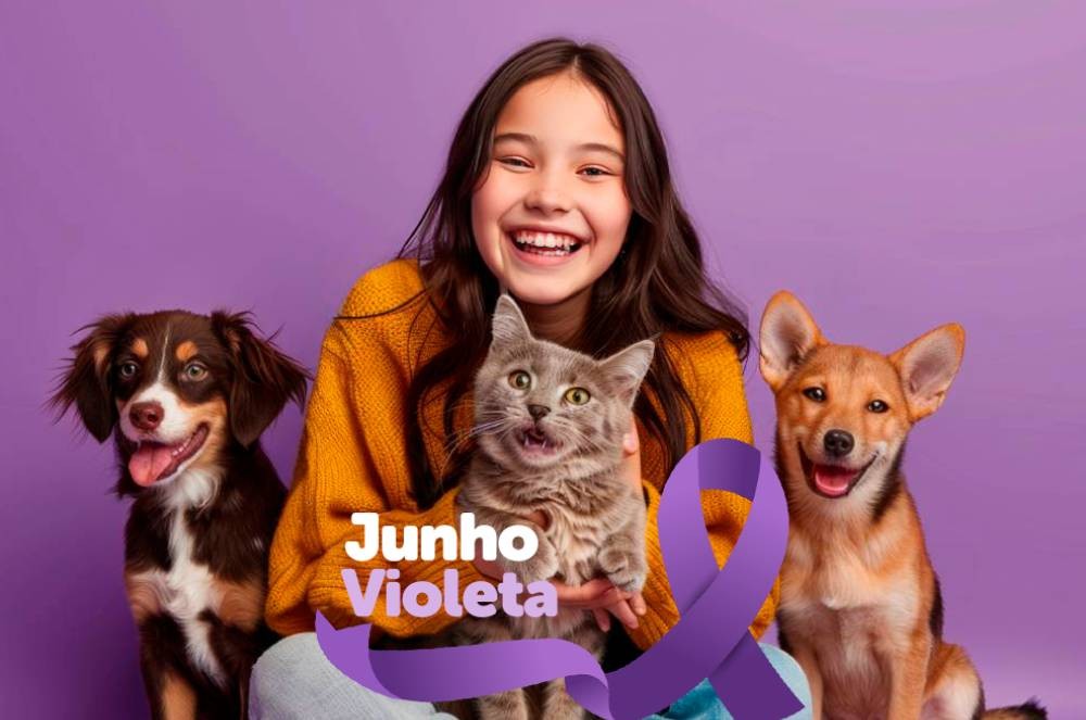 Junho Violeta: Seu pet está protegido contra doenças oculares e de pele?