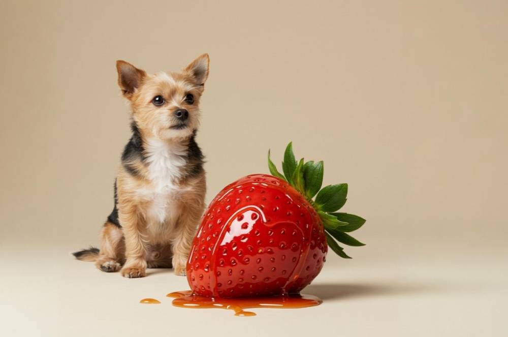 Morango do amor para pets: aprenda uma receita adaptada para cachorros